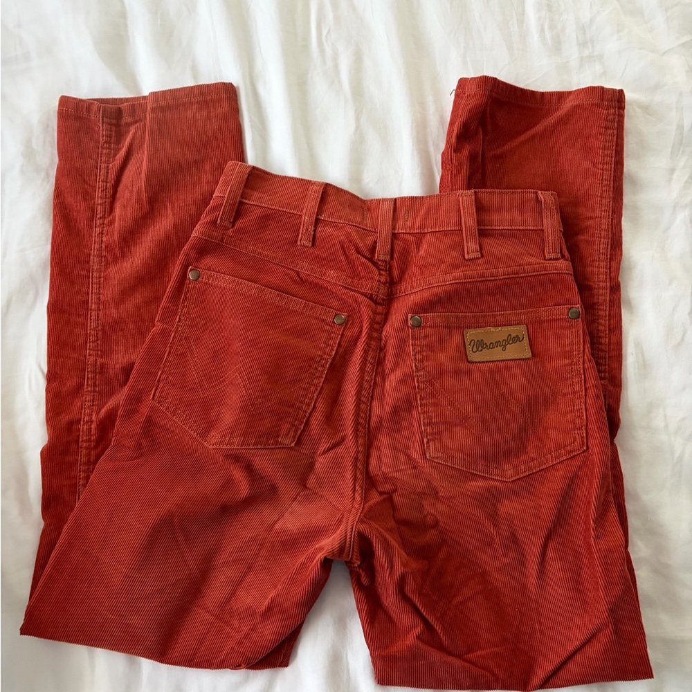 Wrangler Woman’s Burnt Orange Corduroy Pants